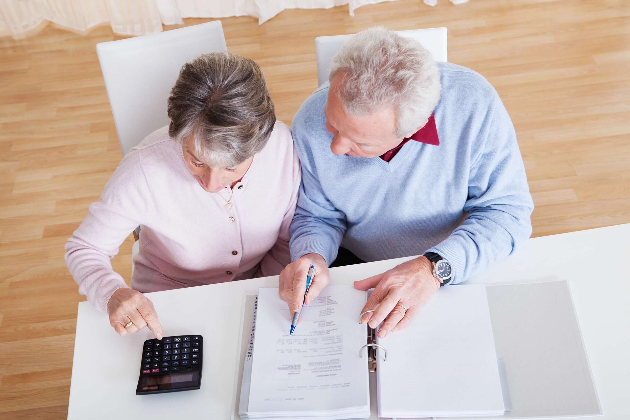 Couple consider their retirement mortgage options